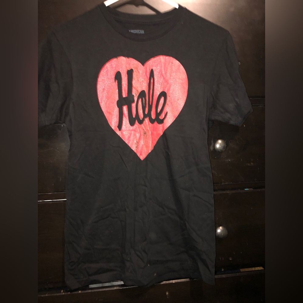 Hole Band tee shirt small